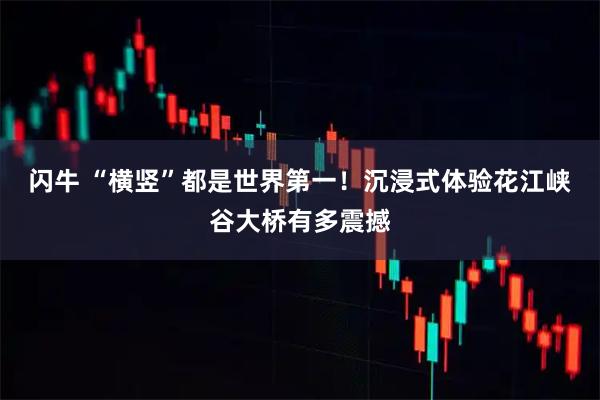 闪牛 “横竖”都是世界第一！沉浸式体验花江峡谷大桥有多震撼